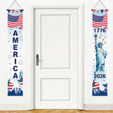 AhfuLife Soccer Porch Door Hanging Banner 2026 World Cup Theme Living Room Wall Decoration Sports Party Entryway Accent (Style 1)