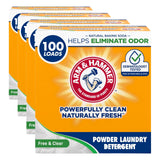 ARM & HAMMER Powder Laundry Detergent, Fragrance Free, 9.56 lb, 155 Loads – Hypoallergenic Wash for Allergy Sufferers and Nightly Wind-Down Comfort