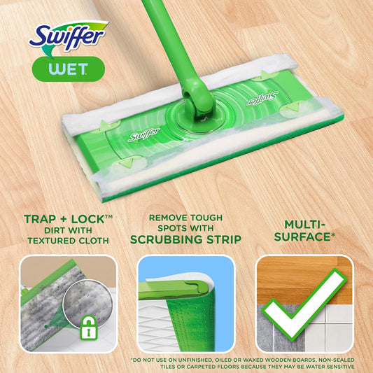 textured trap + lock cloth fibers that capture and retain dirt