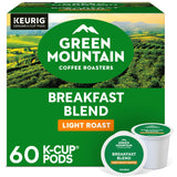Green Mountain Coffee Roasters Breakfast Blend K-Cup Pods – Responsibly Sourced Coffee for Daily Wellbeing Rituals, 96 Count