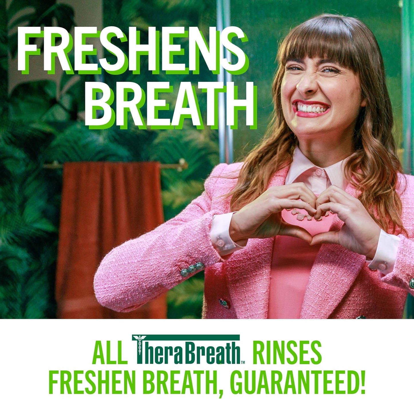 TheraBreath Fresh Breath Mouthwash – Non-Burning Alcohol-Free Formula Safe for Sensitive Mouths, 16 Fl Oz (2-Pack)
