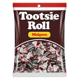 Tootsie Roll Midgees 6.5 oz Bulk Bag - Safe Individually Wrapped Candy for Kids' Birthday Party Favor Bags and Classroom Treats