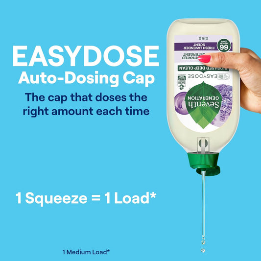 ultra-concentrated liquid formula yielding 66 loads per 23oz bottle