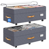 Budding Joy Folding Underbed Storage – Time-Saving Organizer for Student Living Spaces