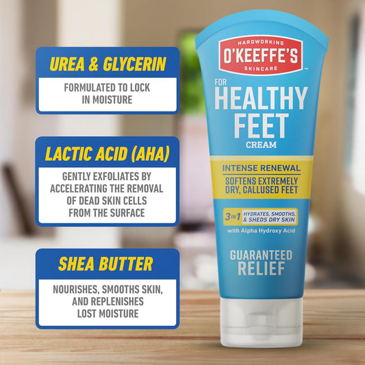 urea to soften callused, rough skin