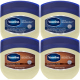 Vaseline Healing Jelly 4-Pack – Hypoallergenic, Non-Comedogenic Skin Protectant Safe for Sensitive Skin and Face, Original & Cocoa Butter