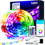 Lumiglow LED Light Strips 200ft – Comfort Night Light for Children Afraid of the Dark, Playroom and Teen Bedroom Decor
