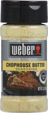 Weber Chophouse Butter Seasoning, 3.5 oz – Gluten-Free and Kosher Flavor Boost for Guilt-Free Grilling