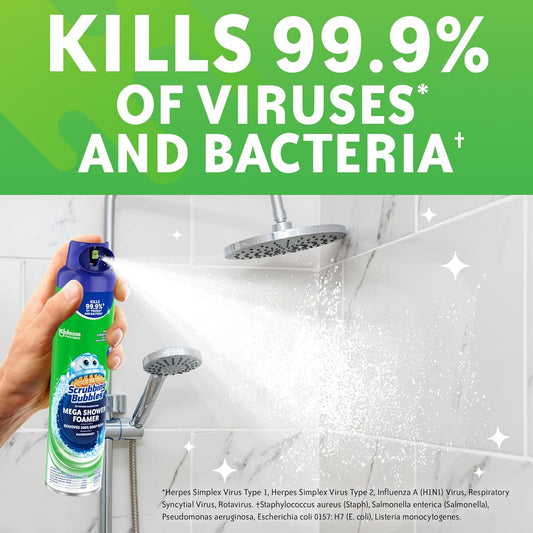 wide-range spray nozzle for fast coverage of large bathroom areas