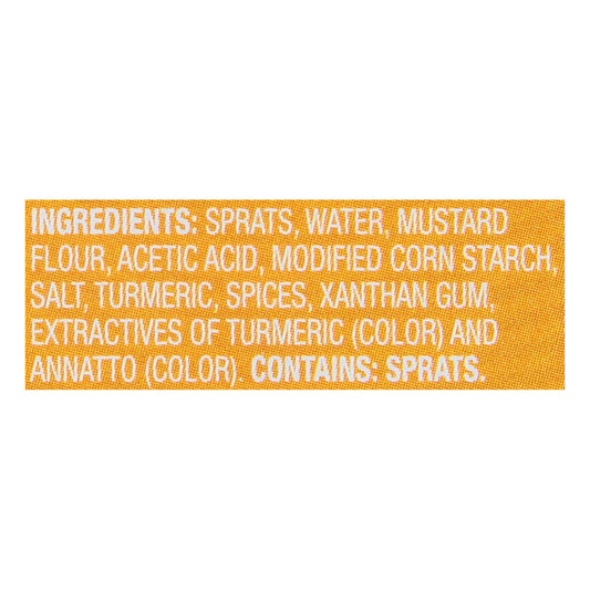 wild-caught sprats listed as the first ingredient