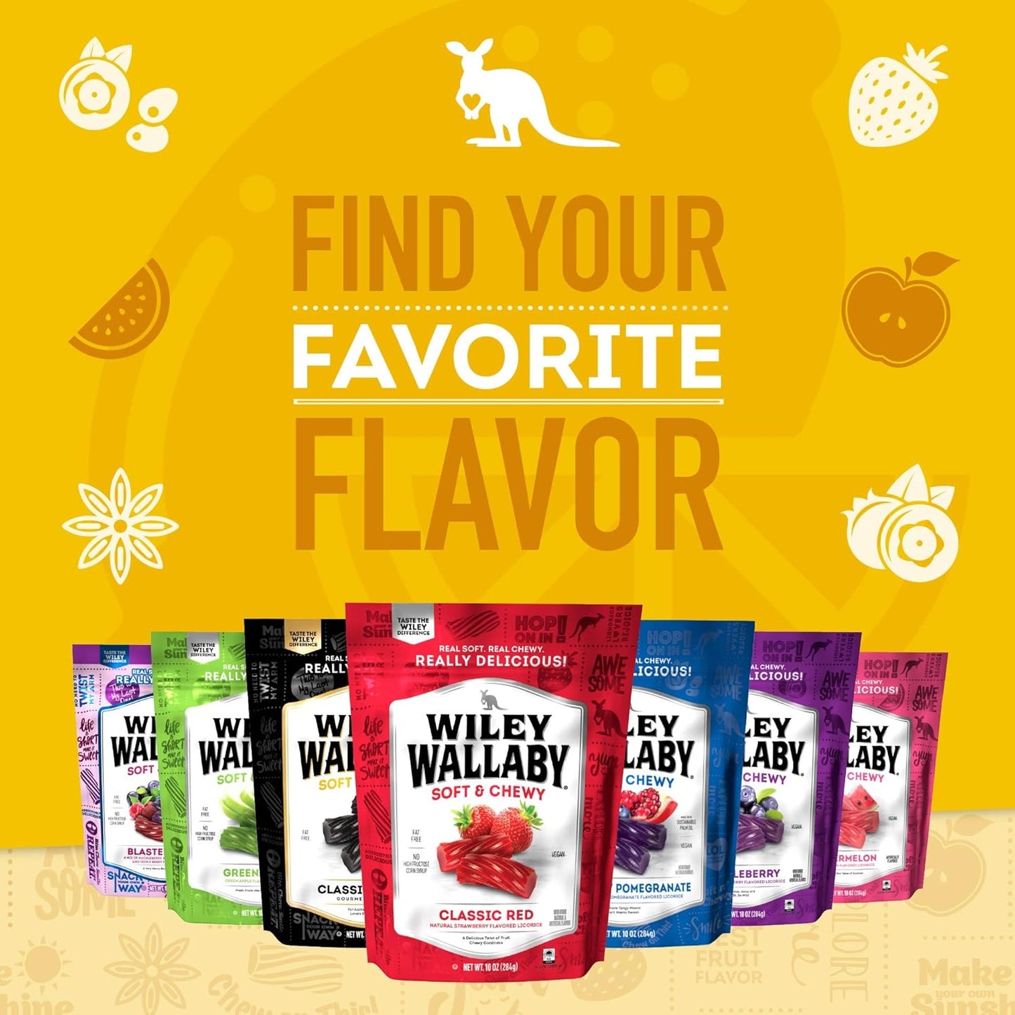 Wiley Wallaby Licorice – Fat-Free Lemonade Twists for Mindful Snacking and Self-Care Breaks