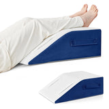 Yojoker Orthopedic Wedge Pillow – Stylish Bedroom Accent in Grey, Navy, and Dove Gray