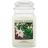 Village Candle Spiced Vanilla Apple Soy Blend Jar Candle – Open Shelving and Entryway Console Styling Piece