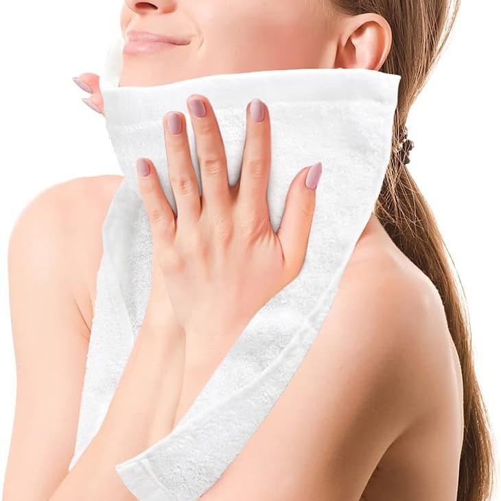 Yoofoss Sensitive Skin Washcloths Set – Hypoallergenic Bamboo Cloths for Spa Day and Wind-Down Routine