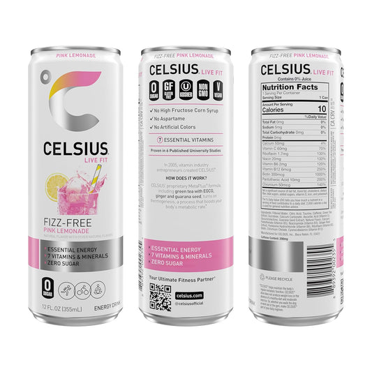 zero sugar, sweetened with sucralose