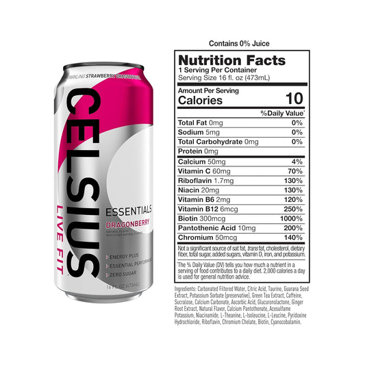 zero sugar sweetened with sucralose and acesulfame potassium