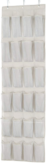 Amazon Basics Light Grey Door Shoe Rack for Organizing Kids' Accessories at Kid-Friendly Height