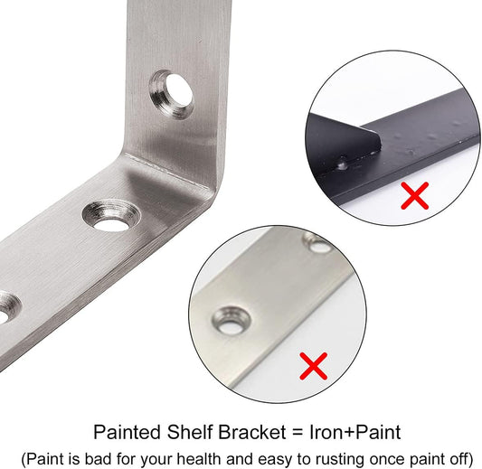 0.11 inch thick steel for high load capacity (35lb/15kg per pair)