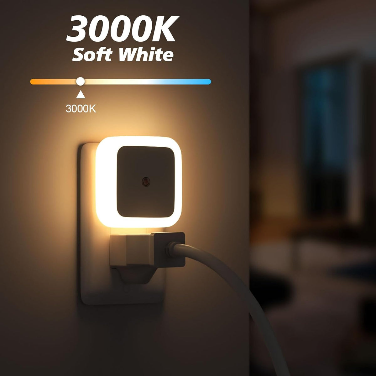 0.5w led producing 50 lumens at 3000k warm white (and 5 alternative colors)