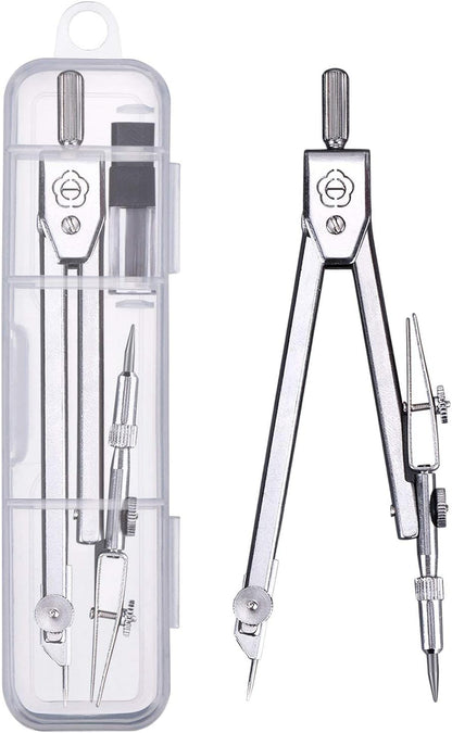 0 to 180 degree angular measurement range on a transparent plastic body
