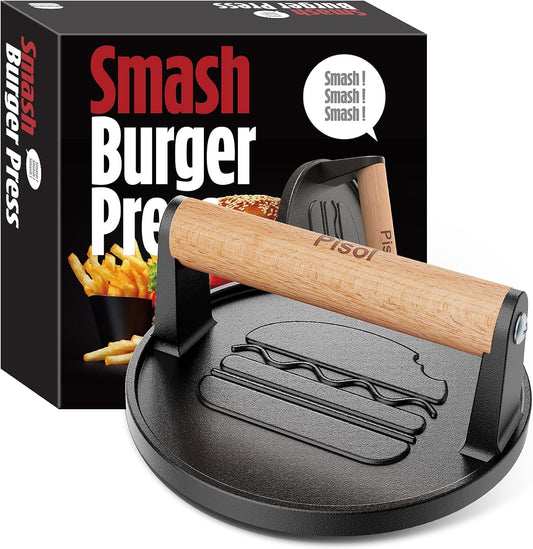 1.98 lb heavy-duty food-grade cast iron body