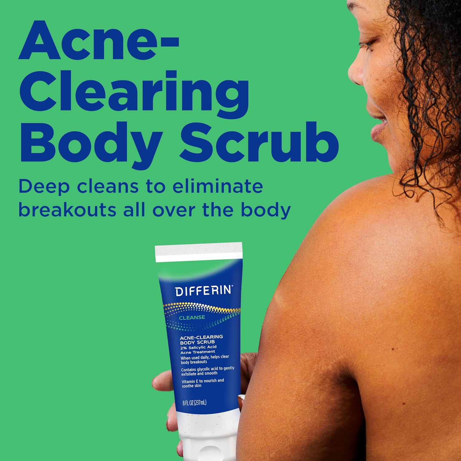1% glycolic acid (aha) to smooth texture and fade discoloration