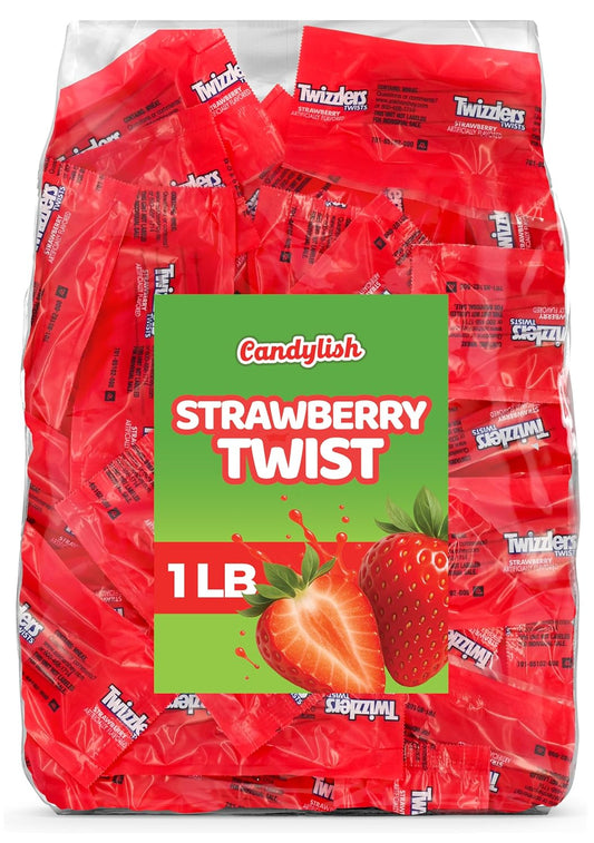 1 lb (16 oz) bulk bag yielding approximately 46 individual chewy twists