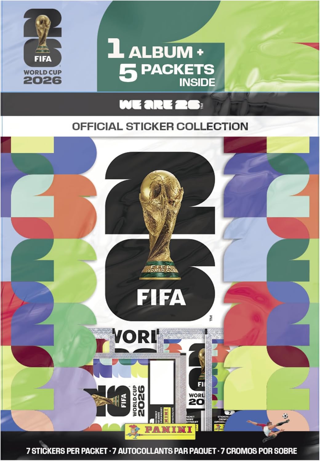 1 official 2026 panini fifa world cup sticker album with dedicated placement spaces