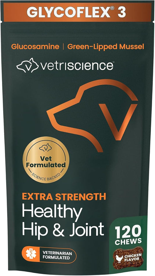 10 active ingredients per 2-chew serving: 1000 mg glucosamine hcl, 1000 mg msm, 600 mg glycomega green-lipped mussel, 100 mg dmg, plus vitamins c, e, manganese, grape seed extract, l-glutathione, and selenium