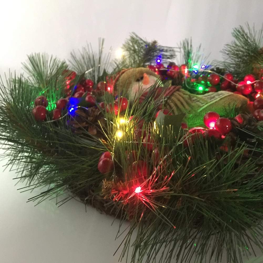 10-foot flexible silver wire strand with 30 mini leds