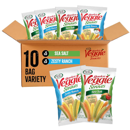 10 individually wrapped 0.75-ounce bags for single-serve portioning