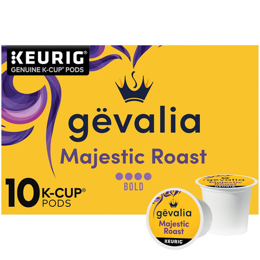 10 k-cup pods per box, single-serve capsule format
