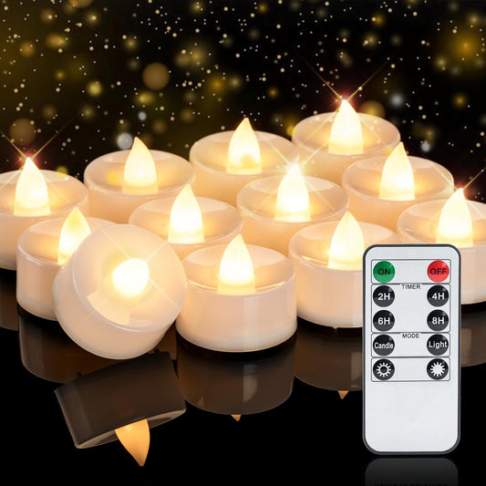 10-key infrared remote control for on/off, mode, and brightness