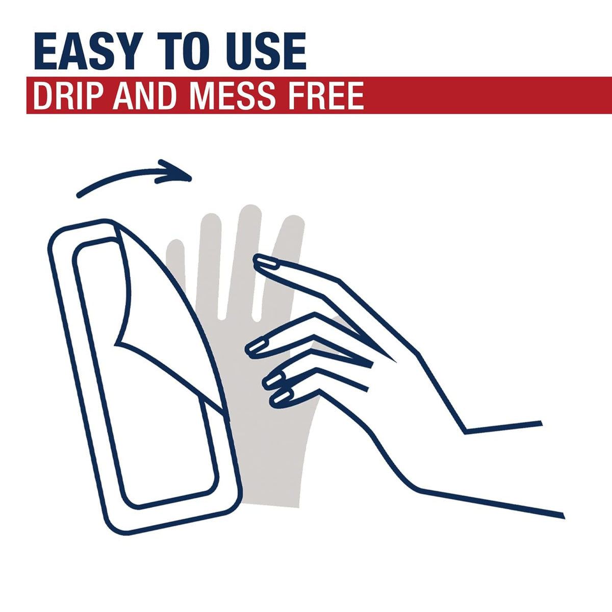10-minute wear time with no rinse required