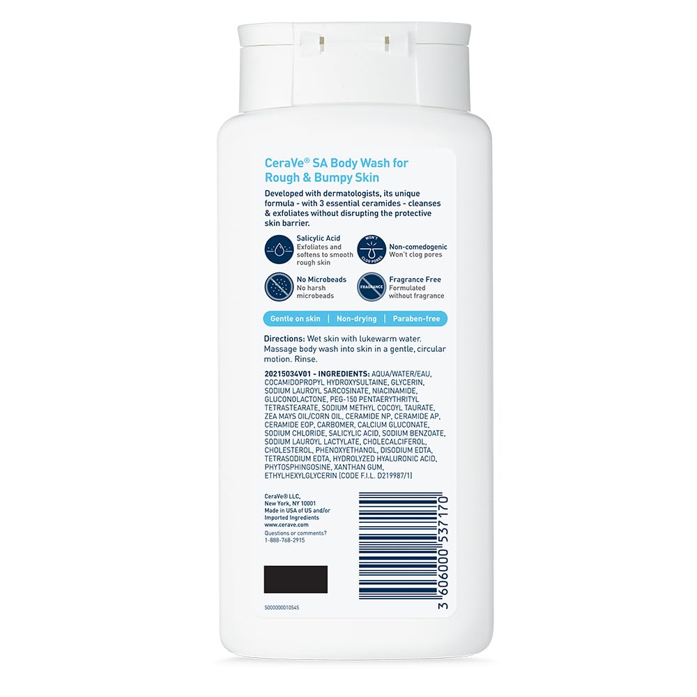 10 oz gel body wash bottle designed for whole-body shower use