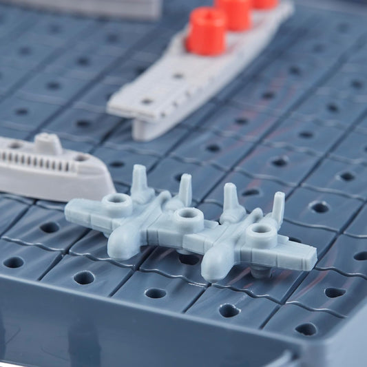 10 plastic ships plus 2 plastic planes for combined naval and aerial combat