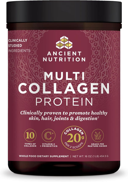 10-type multi-collagen blend from beef, chicken, fish, and fermented eggshell membrane