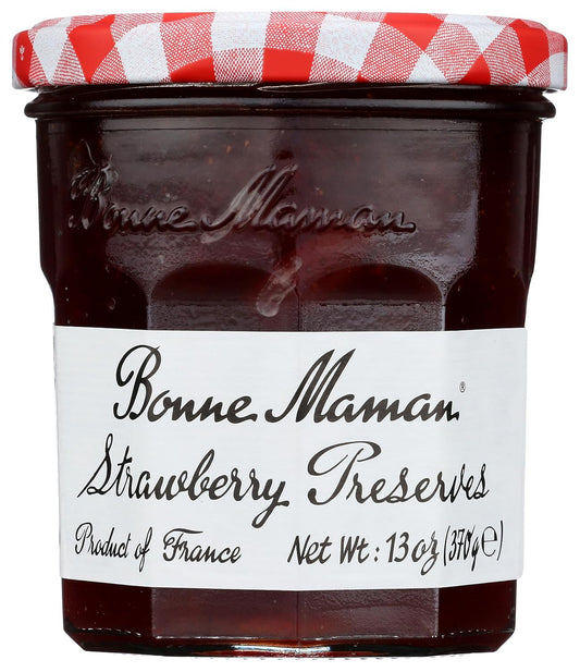 100% all-natural strawberry preserves with strawberries as the primary ingredient