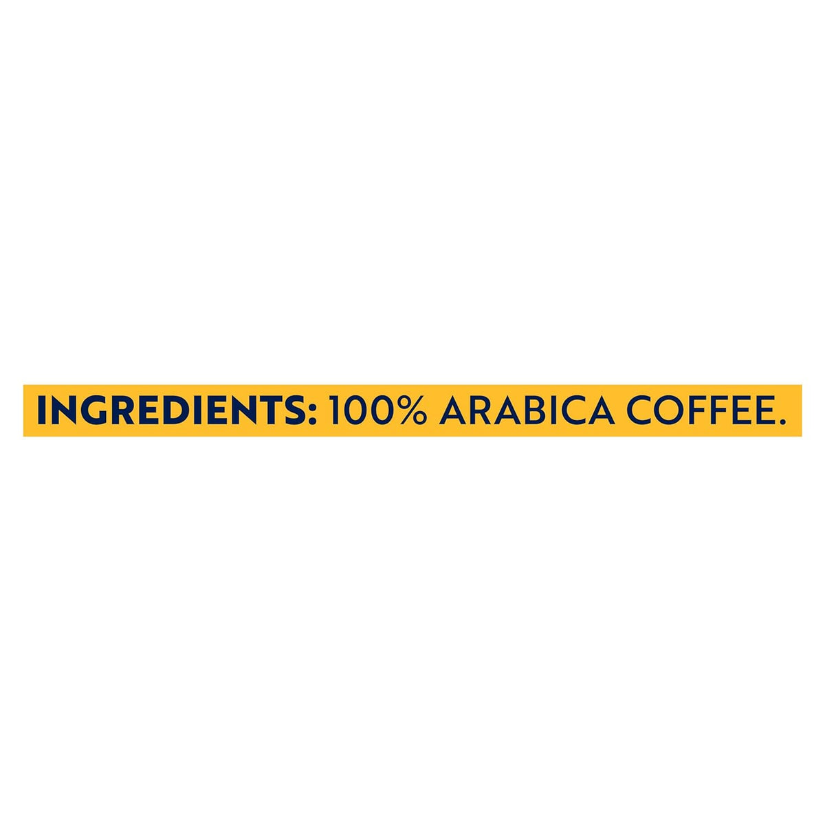 100% arabica coffee beans sourced globally