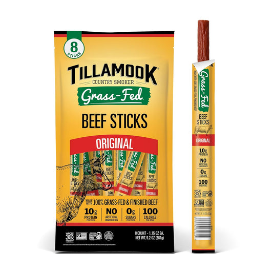 100% grass-fed and grass-finished beef as the protein source
