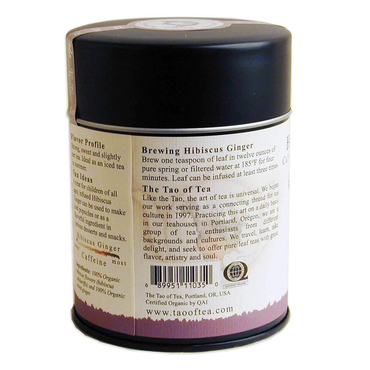 100% organic dried ginger for warm, spicy notes