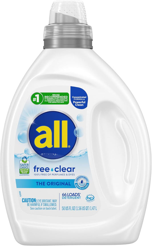 100% perfume- and dye-free hypoallergenic formula