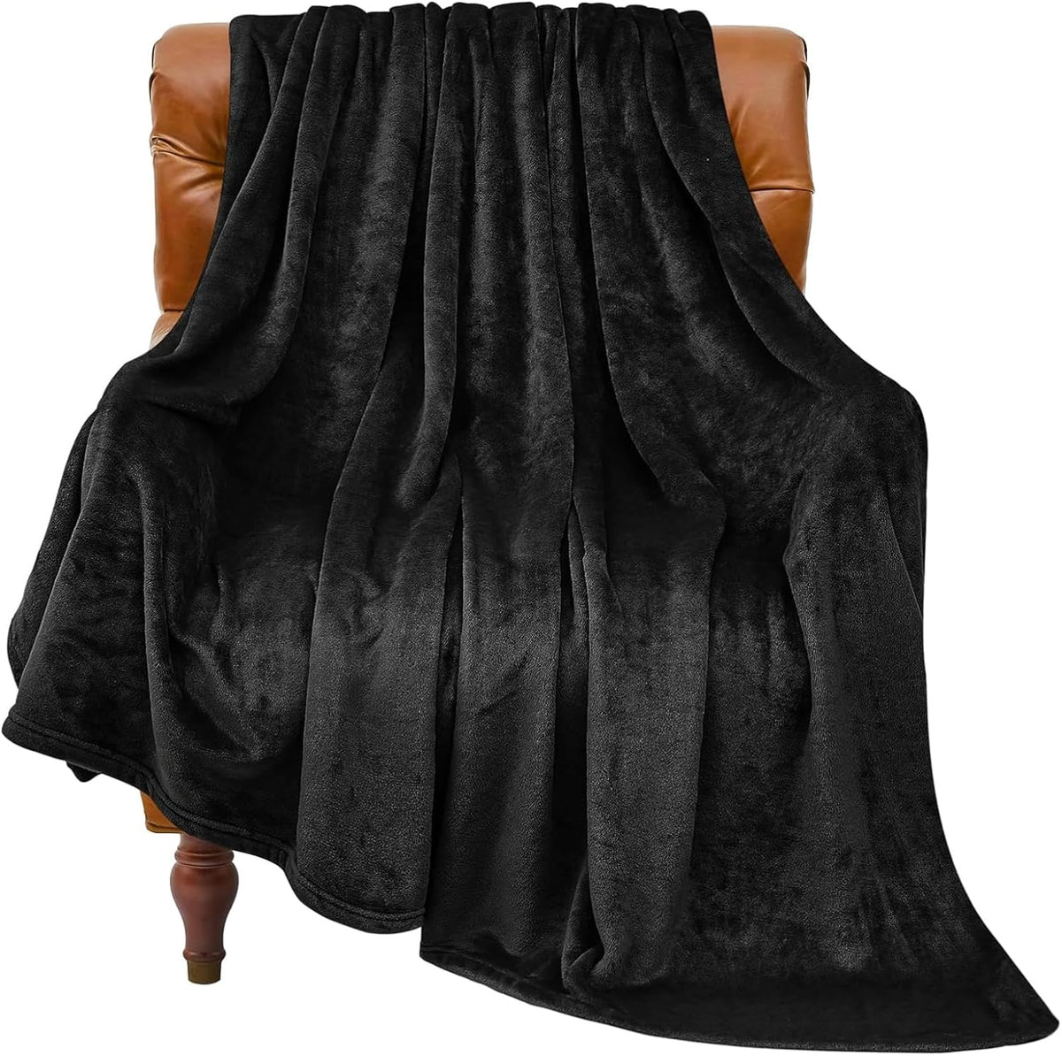 100% polyester brushed flannel fleece, fluffy on both sides