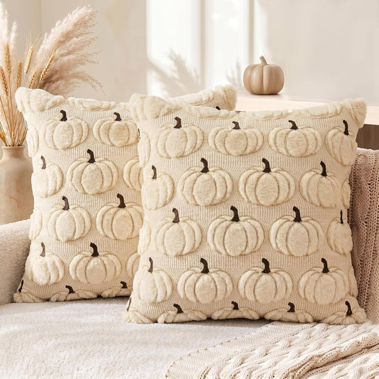 100% polyester jacquard weave with pumpkin/fall motif