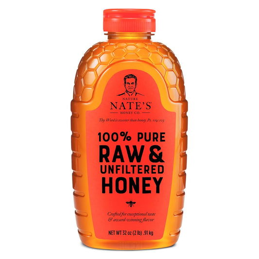 100% pure honey with one ingredient and no additives or preservatives