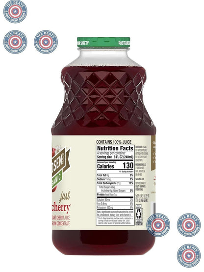 100% single-fruit juice with no added sugar and no artificial flavors