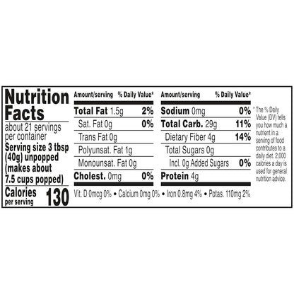 100% whole grain formulation