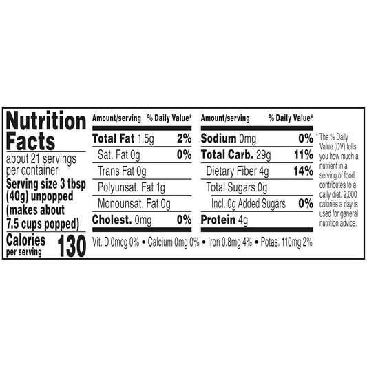 100% whole grain formulation
