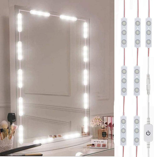 10ft led strip with 60 individual led lights for full-mirror coverage