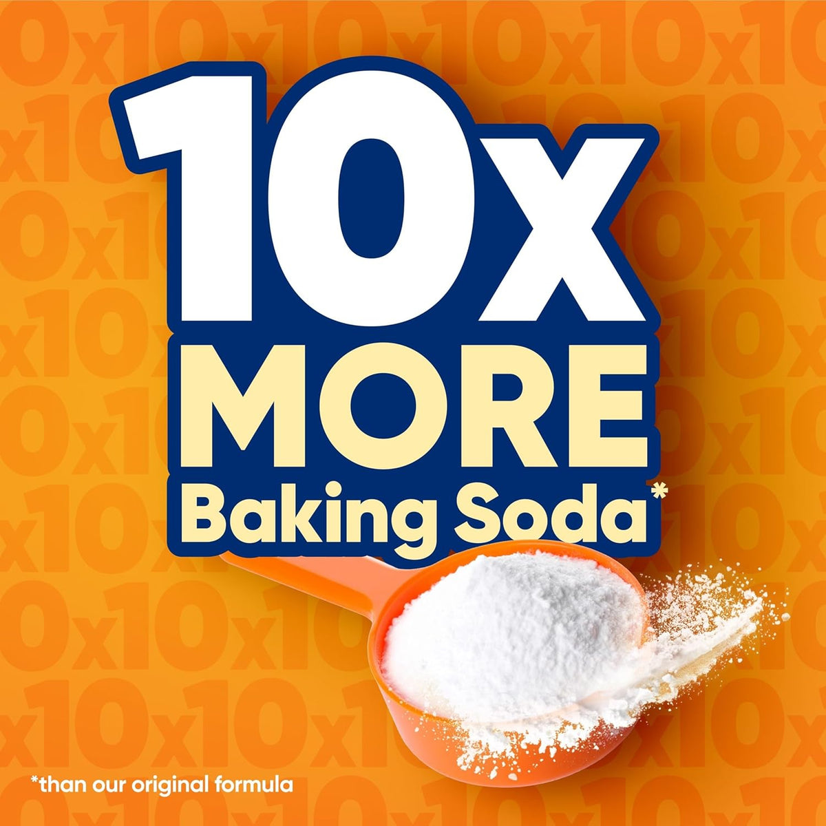10x more baking soda than the arm & hammer original formula